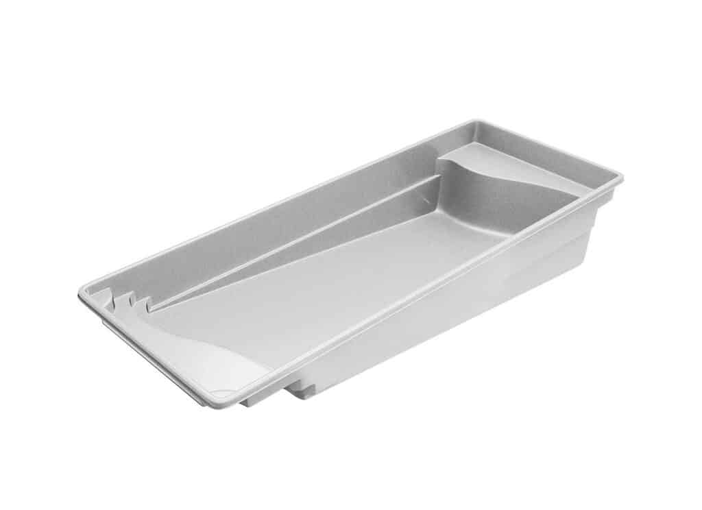 Barcelona rectangular fiberglass pool shell