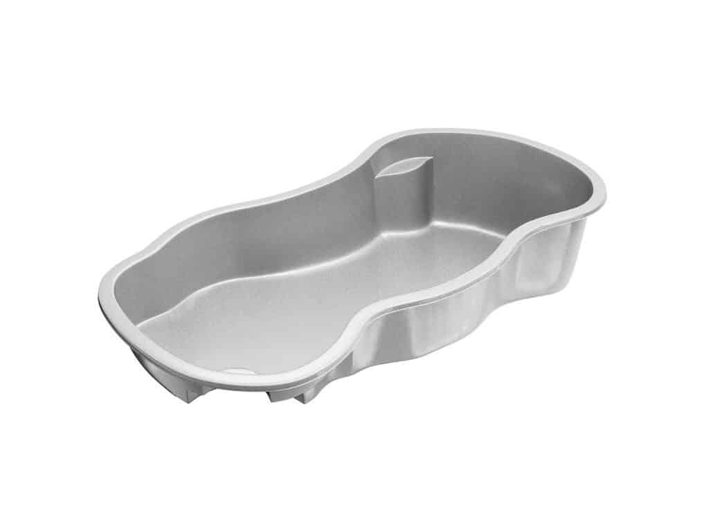 Bay Isle freeform fiberglass pool shell