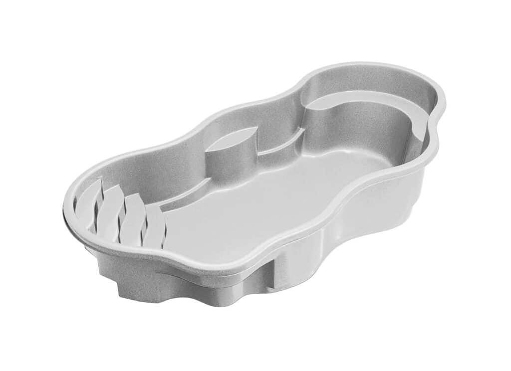 Bermuda fiberglass pool shell with spa option