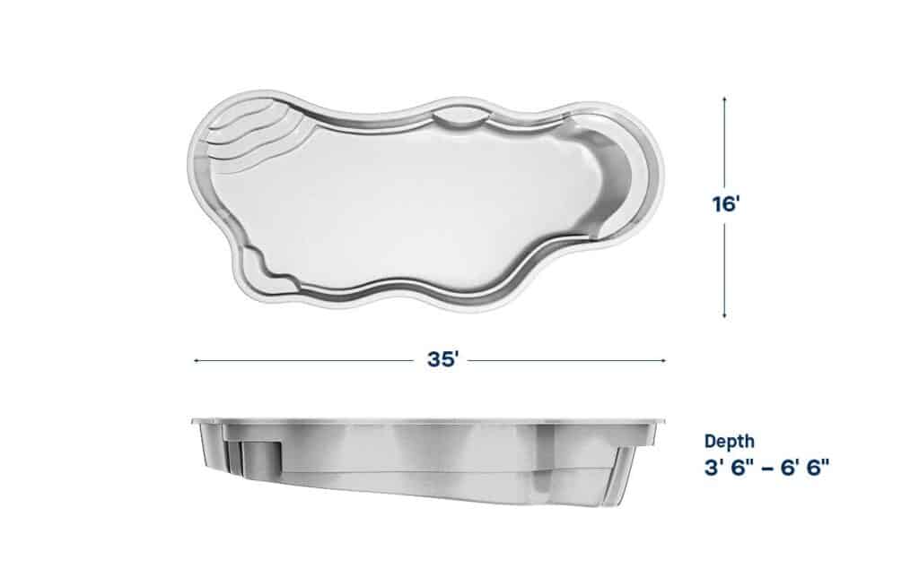 Bermuda 16.35 Pool Specs