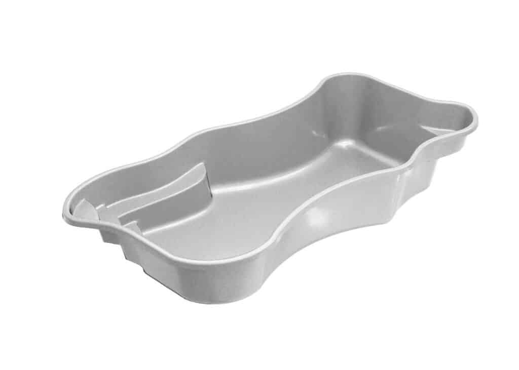 Cape Cod freeform fiberglass pool shell