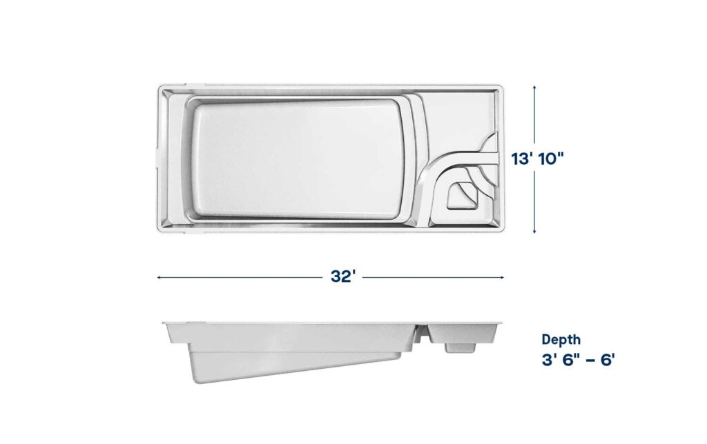 Cayman 14 Deluxe Pool Specs