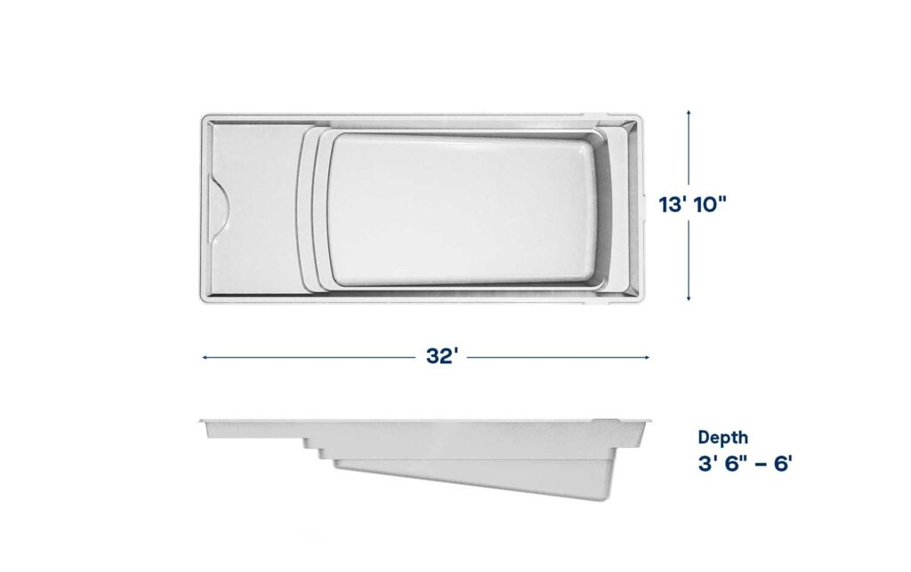 Cayman 14 Pool Specs