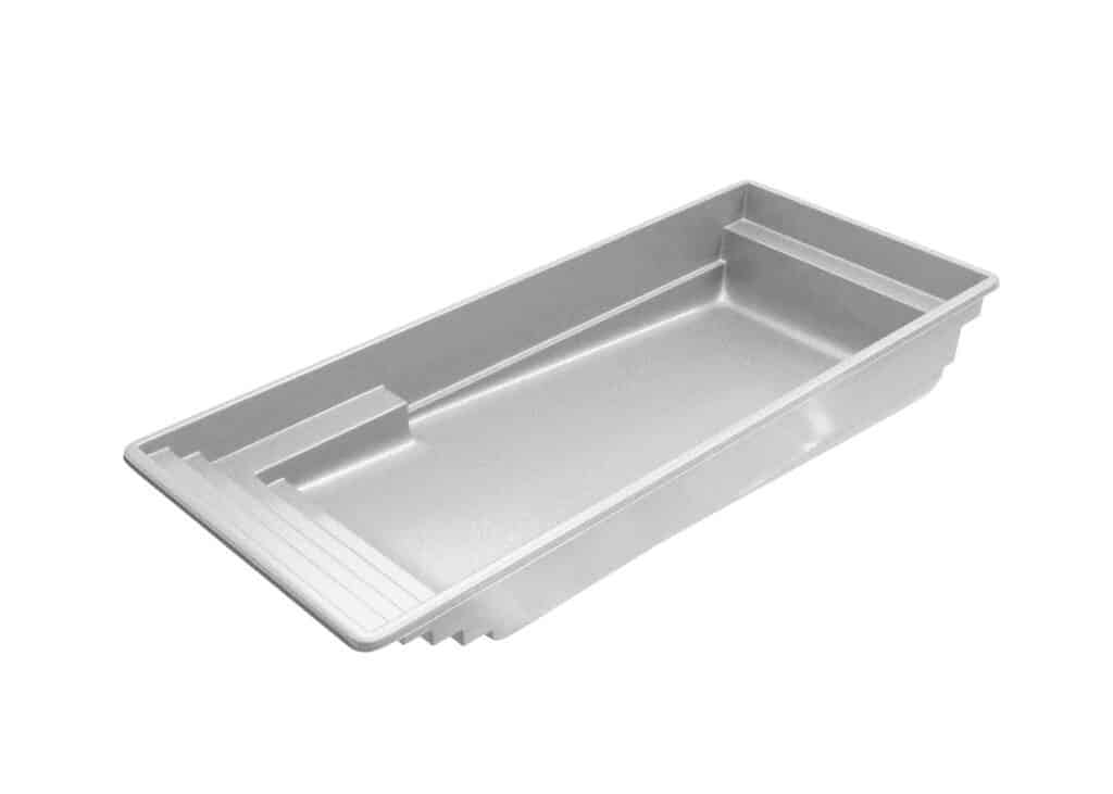 Claremont freeform fiberglass pool shell