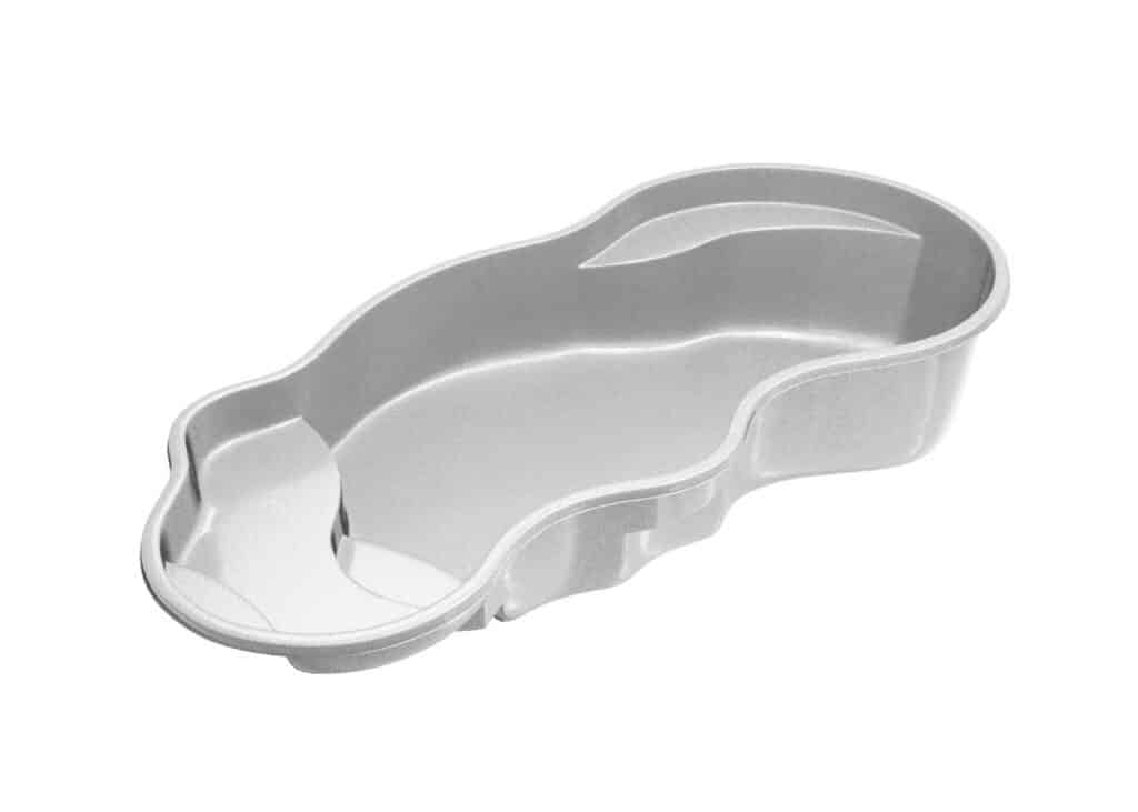 Fiji freeform fiberglass pool shell