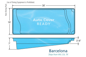 Barcelona Rectangular Inground Pool Design