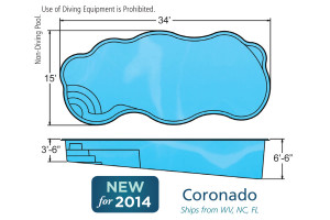 Coronado Freeform Inground Fiberglass Pool Design