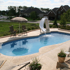 Gulf Coast Large Fiberglass Inground Viking Swimming Pool