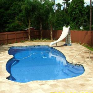 Gulf Coast Large Fiberglass Inground Viking Swimming Pool