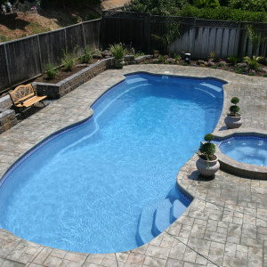 Gulf Shore Large Fiberglass Inground Viking Swimming Pool