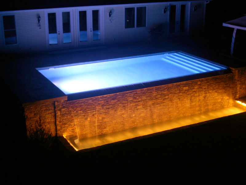 Latham Fiberglass Inground Swimming Pool Lighting