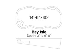 Bay Isle Freeform Fiberglass Pool Design 4