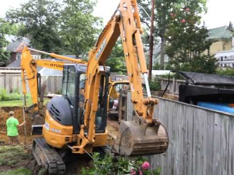 inground pool excavation