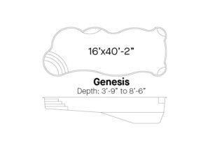 Genesis Freeform Fiberglass Pool Design 4